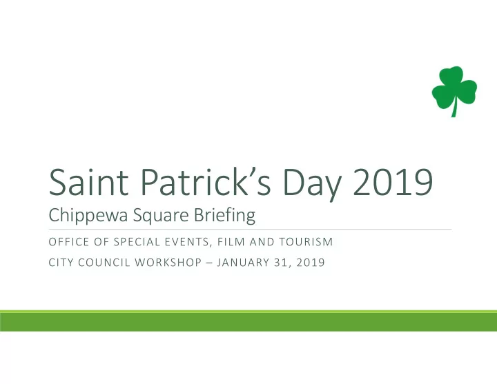 saint patrick s day 2019