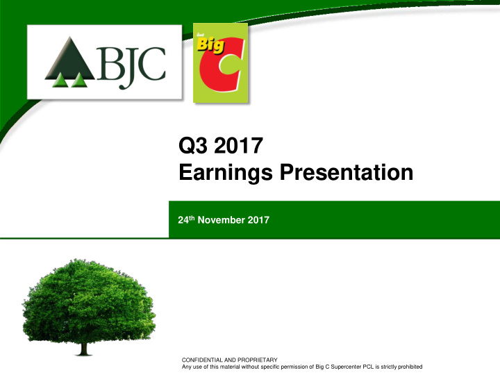 earnings presentation