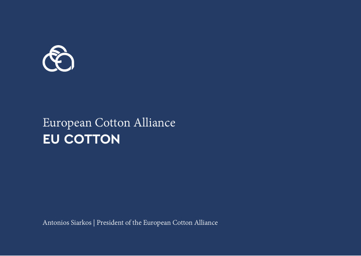 european cotton alliance eu cotton