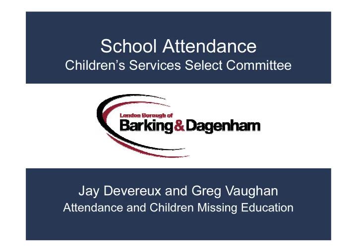 school attendance