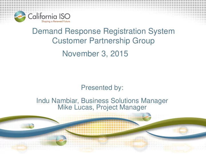 customer partnership group