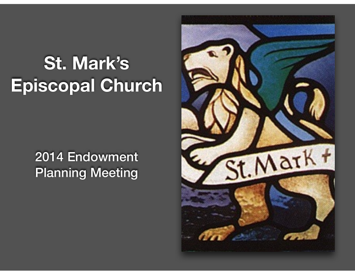 st mark s episcopal church