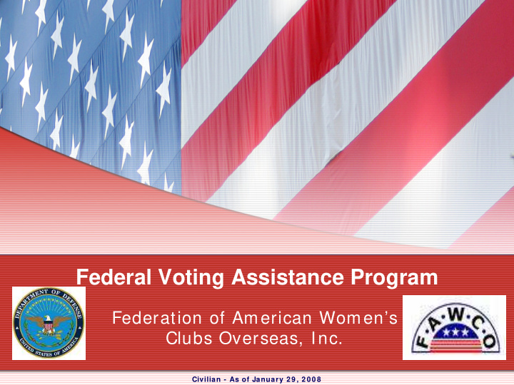 federal voting assistance program