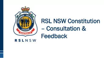 Consultat  onsultation  ion &amp;  &amp;  Feedback  eedback  Feedback process    w/c  c 11