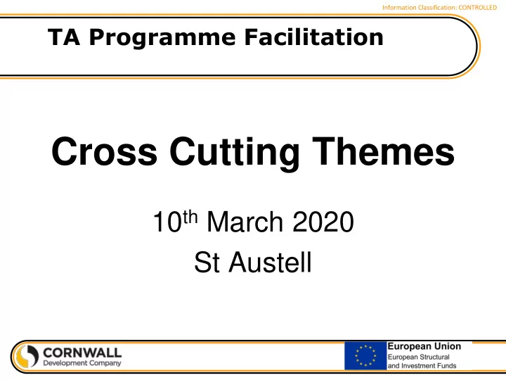 cross cutting themes