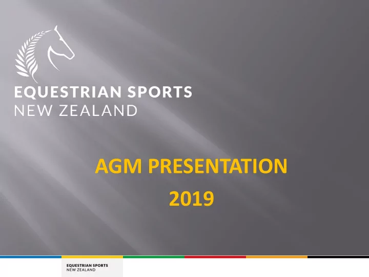 agm presentation