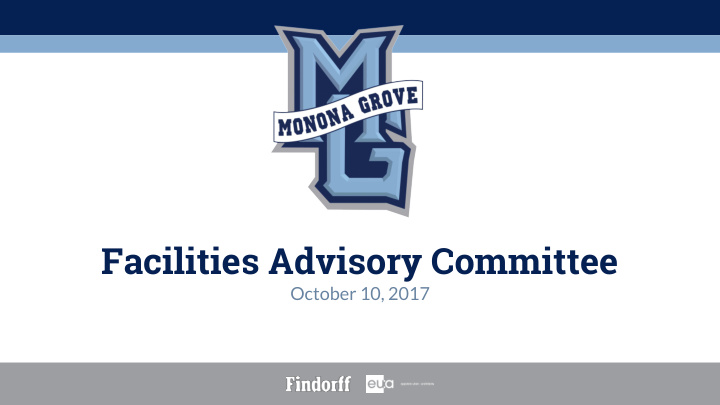facilities advisory committee