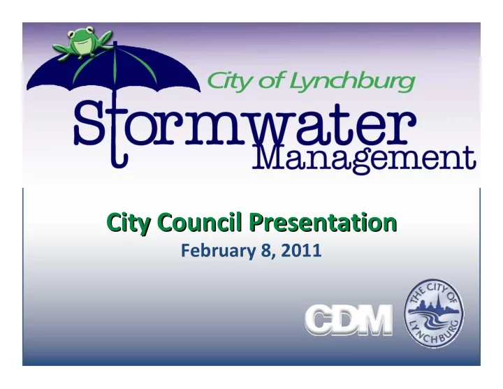 city council presentation city council presentation