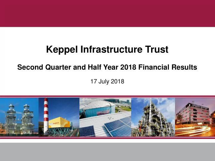 keppel infrastructure trust