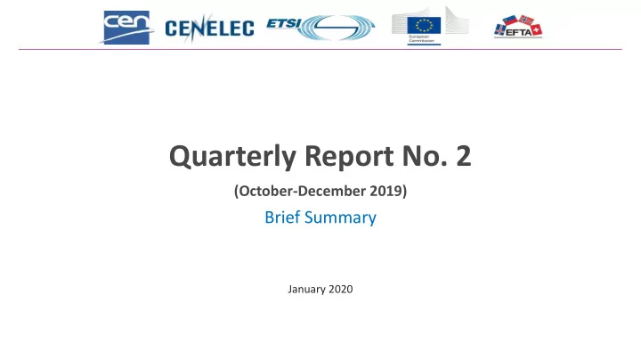 quarterly report no 2
