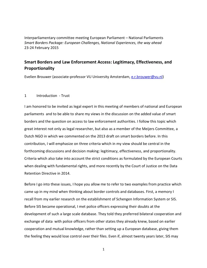 smart borders and law enforcement access legitimacy