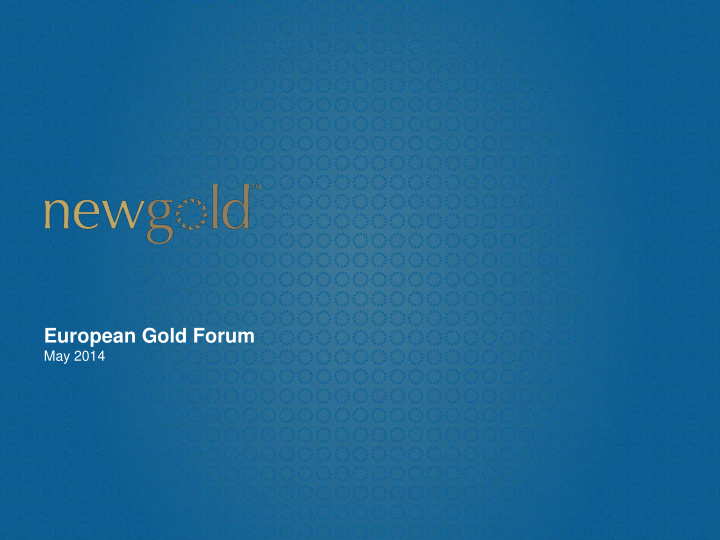 european gold forum