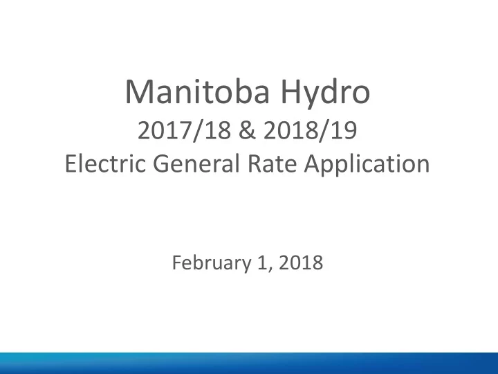 manitoba hydro