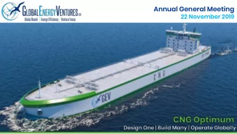 GEV  Disclaimer  AUSTRALIA AND ALL JURISTICTIONS  The information in this presentation is not an