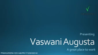 PRM/KA/RERA/1251/446/PR/171230/002141  Strategically located  near the Embassy Golf  Links Business