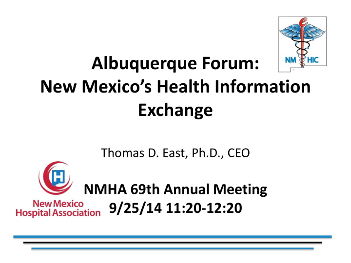 albuquerque forum new mexico s health information exchange