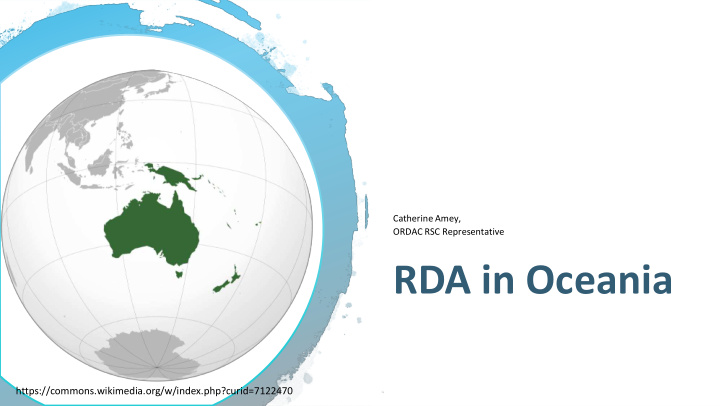 rda in oceania