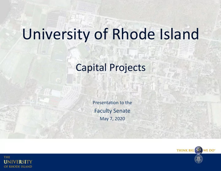 university of rhode island