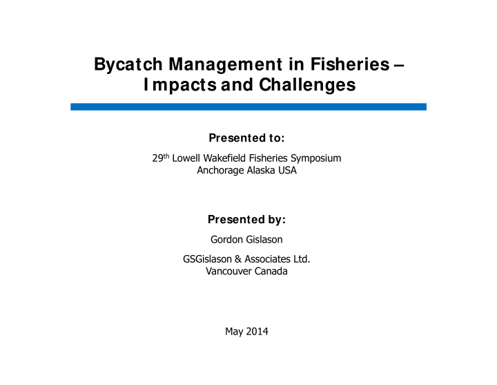 bycatch management in fisheries i mpacts and challenges