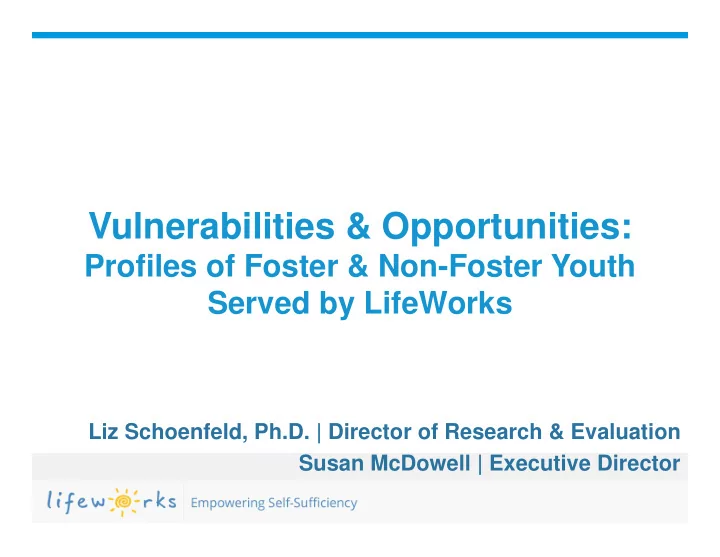vulnerabilities opportunities