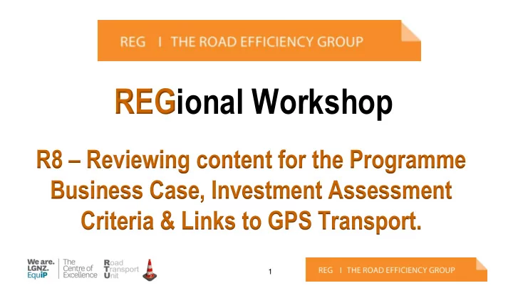 regional workshop