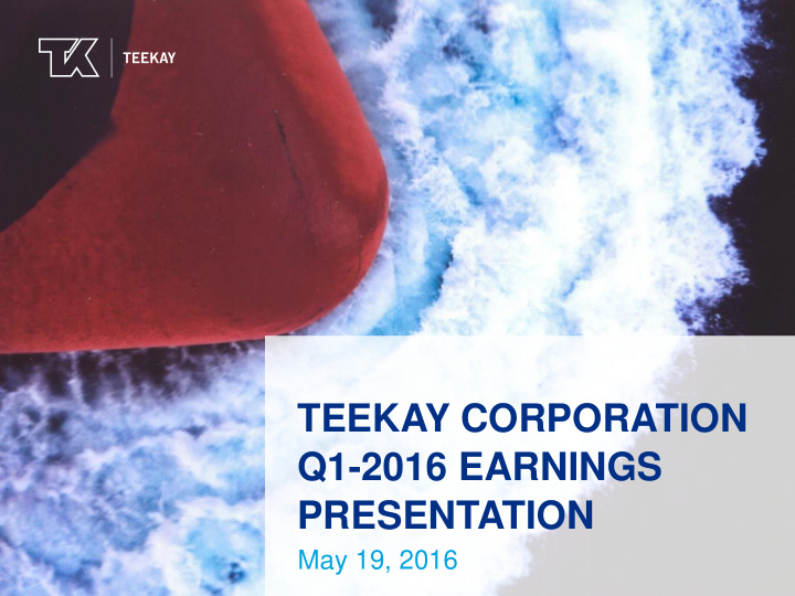 q1 2016 earnings