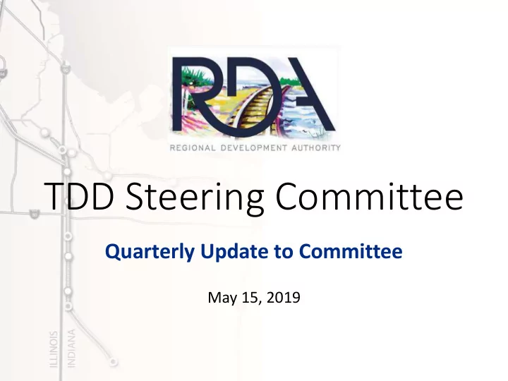 tdd steering committee