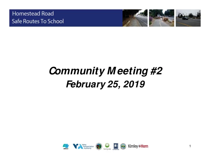 community m eeting 2