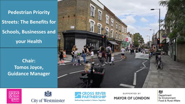 pedestrian priority streets the benefits for schools