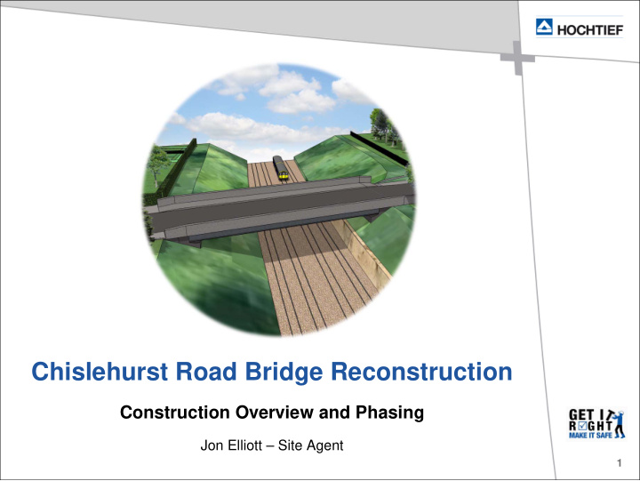 chislehurst road bridge reconstruction