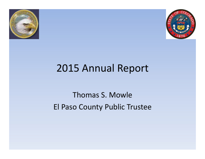 2015 annual report