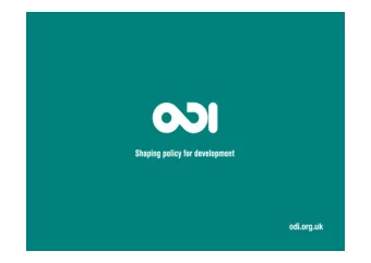 Why do donors delegate to  multilaterals?  A synthesis of six case studies  Romilly Greenhill,