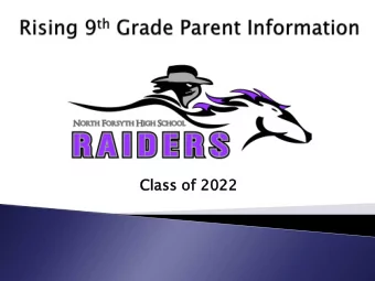 Cla  lass  s of 2022  2022  NFHS  S Principa  ipal, Mr. Jeff  f Chene  ney  Raider U Caseload