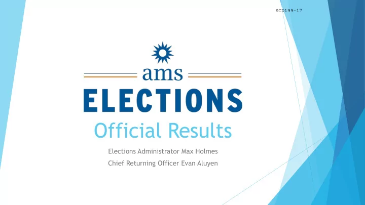 official results