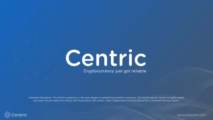 cryptocurrency just got reliable
