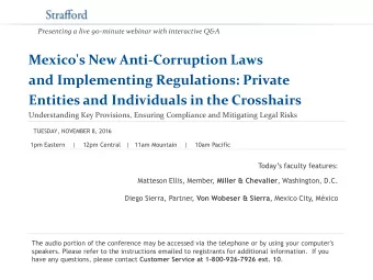 Entities and Individuals in the Crosshairs  Understanding Key Provisions, Ensuring Compliance and