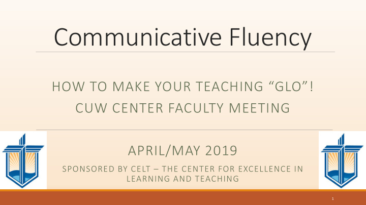 communicative fluency