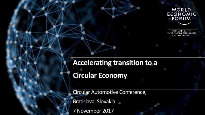 accelerating transition to a circular economy