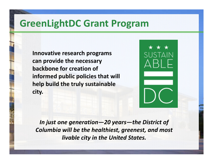 greenlightdc grant program