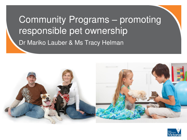 community programs promoting