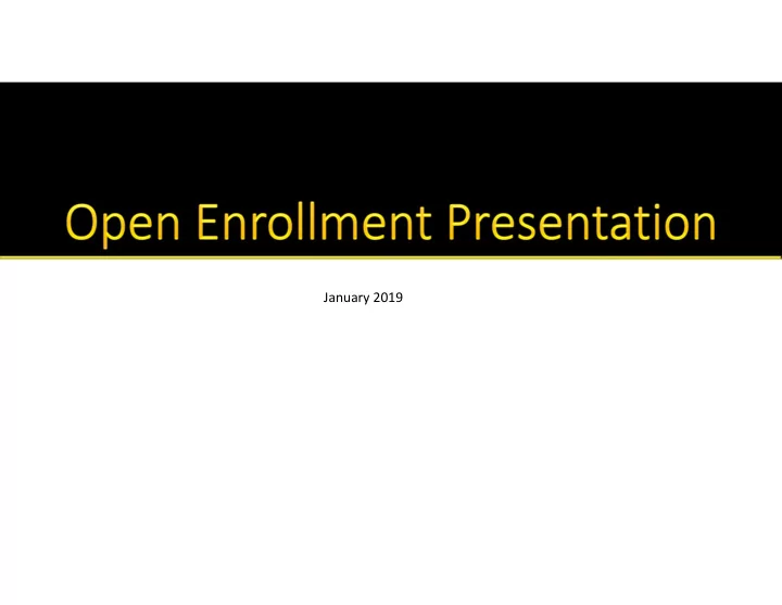 january 2019 five essential questions