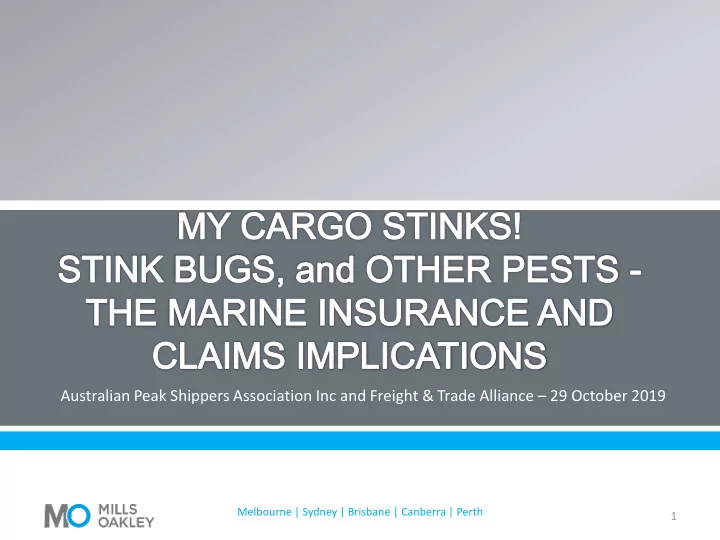 australian peak shippers association inc and freight