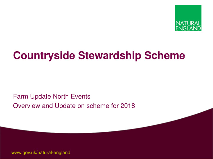 countryside stewardship scheme