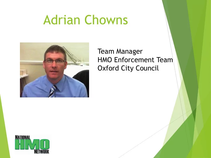 adrian chowns