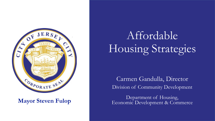affordable housing strategies