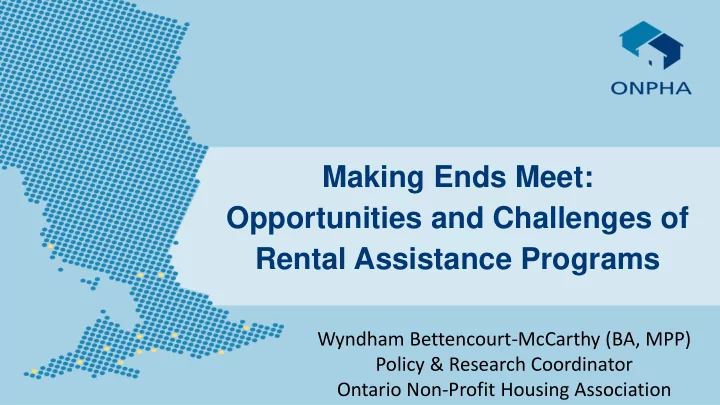 making ends meet