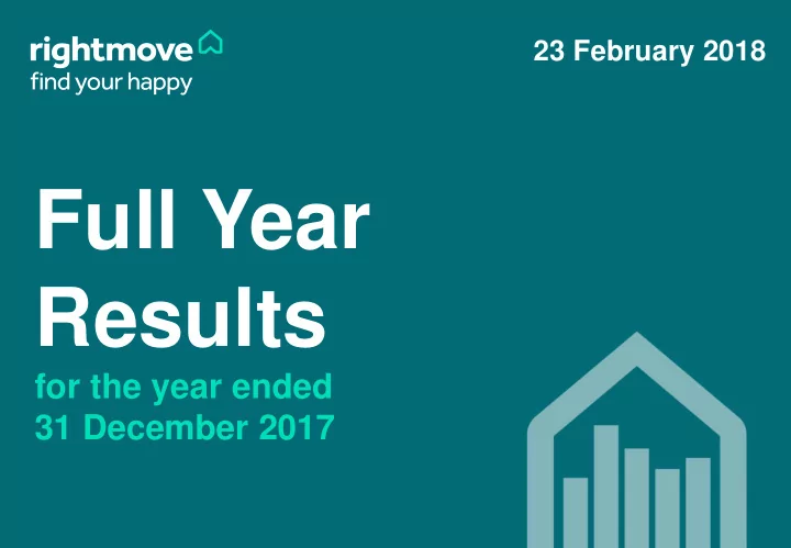full year results