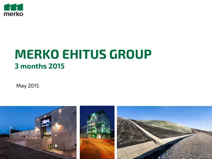 merko ehitus group