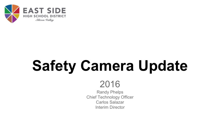 safety camera update
