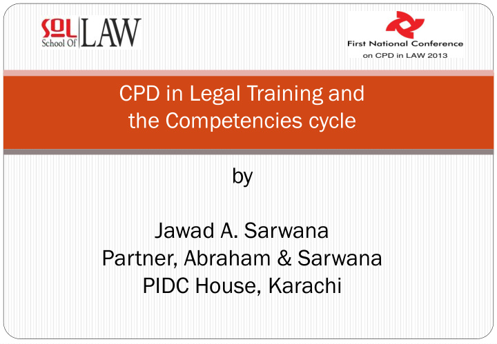 cpd in legal training and the competencies cycle by jawad